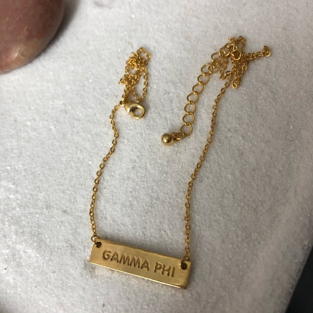 Gamma Phi Gold Necklace